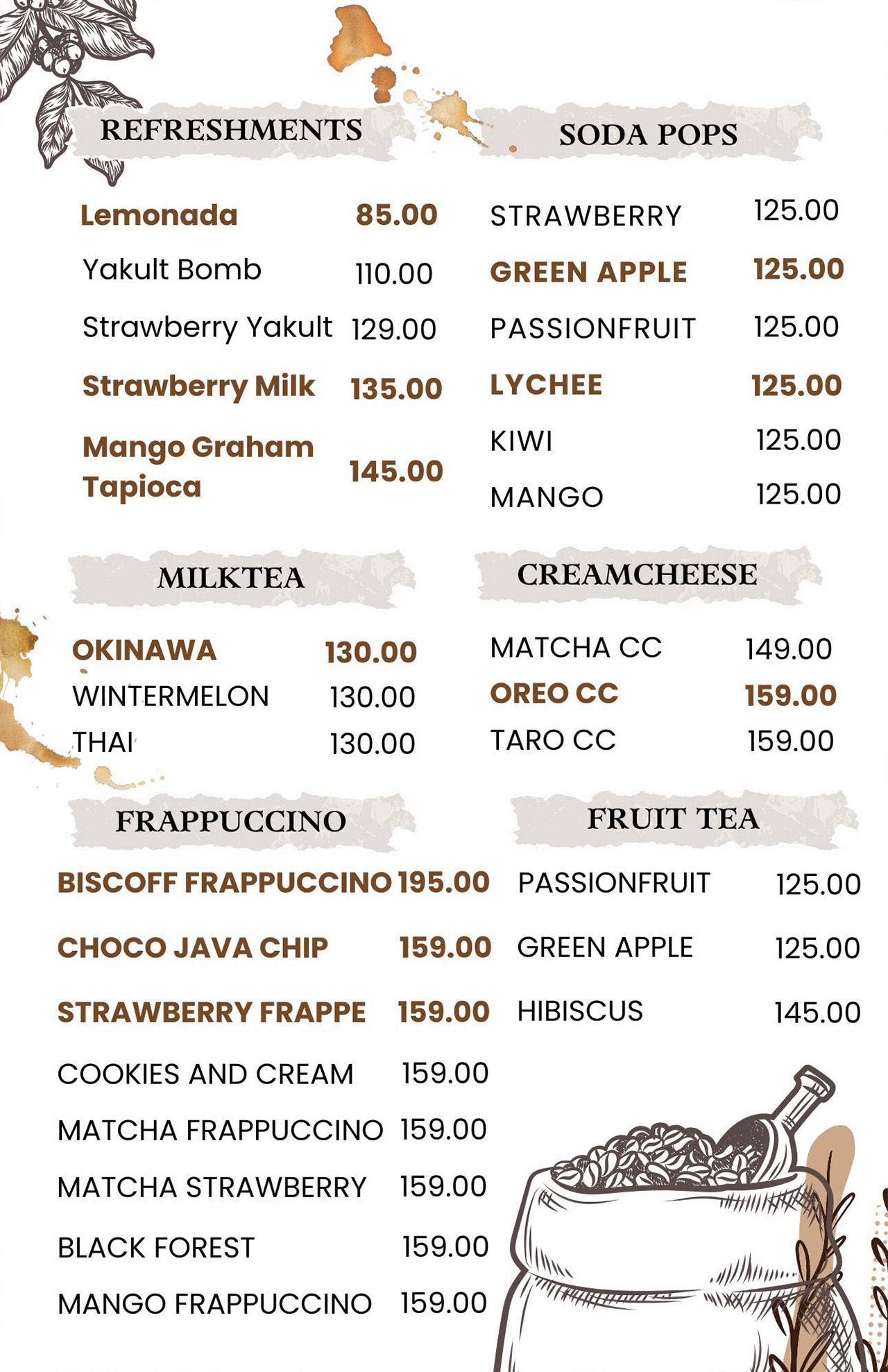 Kaffee-Cafe_Menu_Refreshments